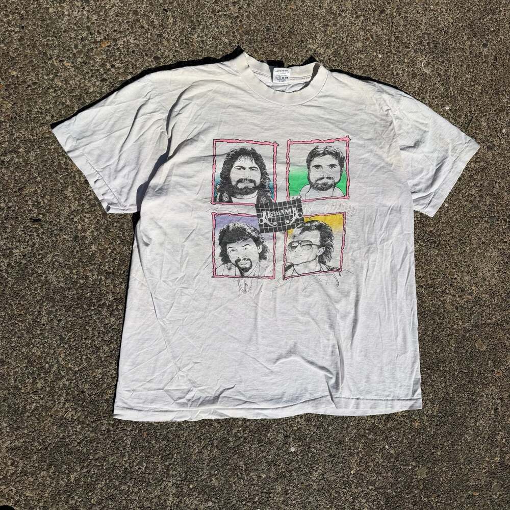 Vintage 1991 Alabama Band 'On The Tour' Single Stitch T-Shirt